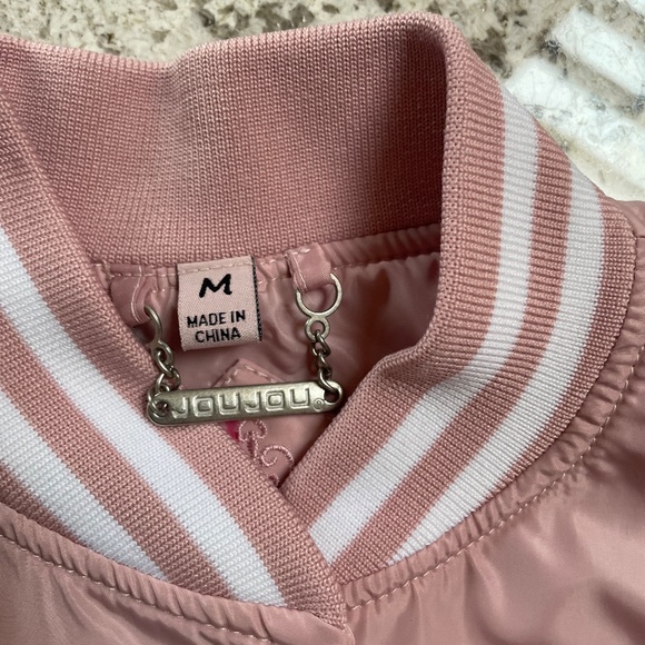 JOU JOU girls bomber jacket coach Size medium - Picture 3 of 3